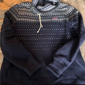 Women’s Fair Isle Fleece Funnel Neck Shep Shirt